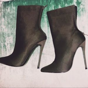 ASOS Shoes - ASOS Olive Green Booties ASOS Shoes - ASOS Olive Green Booties